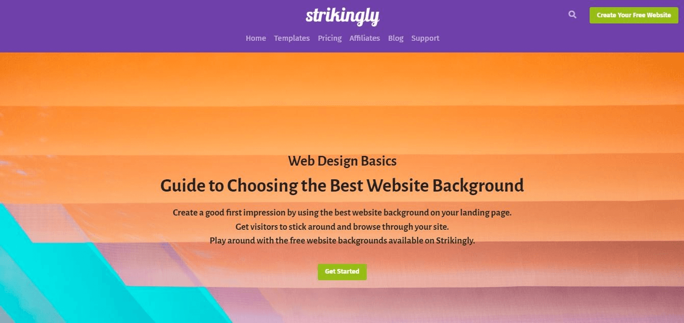 選擇網站背景 選擇網站背景